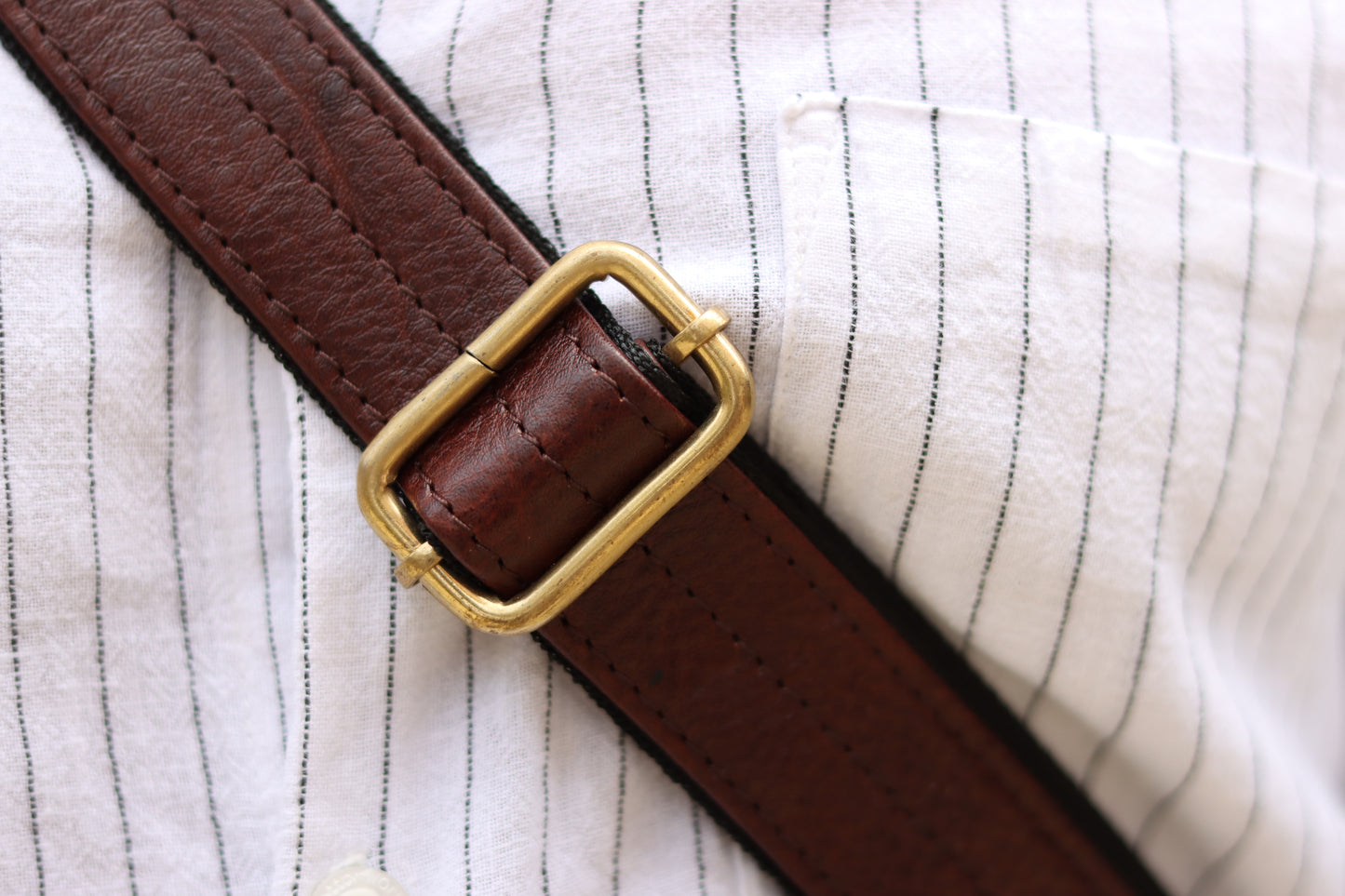 Mini Canvas & Leather Crossbody