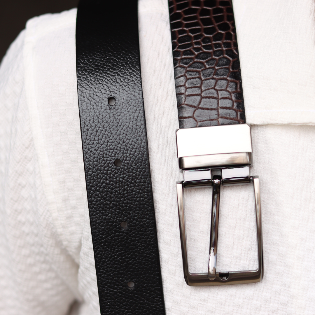 Embossed Reversible Belt