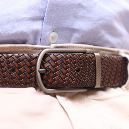 Woven Embossed Reversible Belt