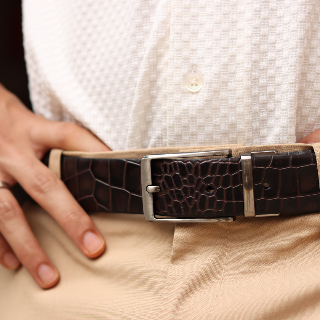 Embossed Reversible Belt