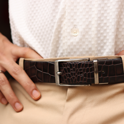 Embossed Reversible Belt