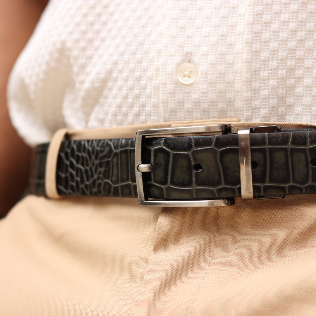 Embossed Reversible Belt