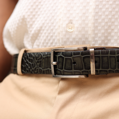 Embossed Reversible Belt